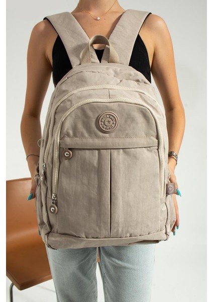 Unisex Okul Çantası Günlük Sırt Çantası 40*30 cm Lise Ortaokul Çantası Hafif Yağmur Geçirmez Kumaş modelleri