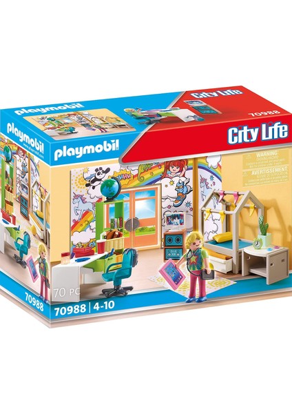 70988 Şehir Hayatı Modern Ev Lüks Genç Odası, Eğlenceli, Yaratıcı Rol Yapma, Oyun Setleri 4 Yaş ve Üzeri Çocuklar Için Uygundur