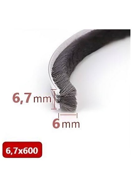 6.7X600 Kıl Fitil 25M