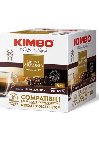 Espresso Barista + Napoli + Intenso Dolce Gusto Uyumlu Kahve (16’lı Kutuda) (3’lü Set) modelleri