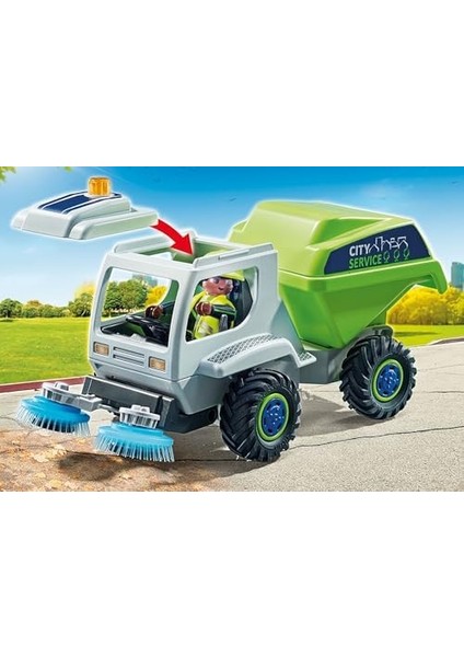 City Action 71432 Süpürge, Şehir Temizliği, Döner Süpürme Fırçaları, 4 Yaş ve Üzeri Çocuklar Için Oyuncak fiyatları