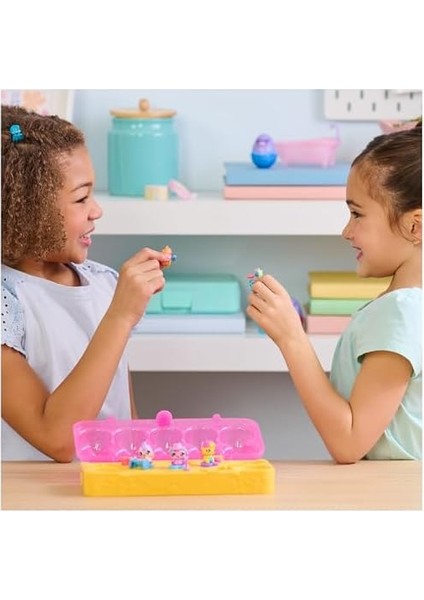 Canlı, Pembe ve Sarı Yumurta Karton Oyuncak, Kendinden Kuluçka Yumurtalarında 6 Mini Figürlü, 11 Aksesuar, Kız ve Erkek Çocuk Oyuncakları 3 Yaş ve Üzeri modelleri