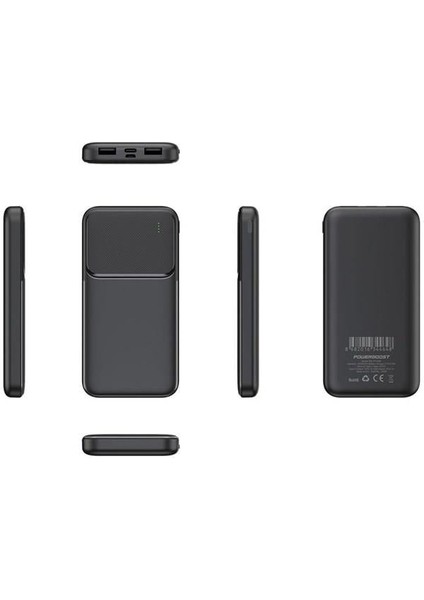 Lıte 100B 10000MAH 10W Type-C Out Siyah Taşınabilir Şarj Cihazı Powerbank modelleri