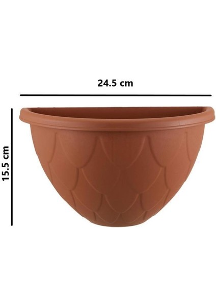 SO-DD01 Dekoratif Damla Duvar Saksı 1.4 Litre Kiremit 6 Adet fiyatları