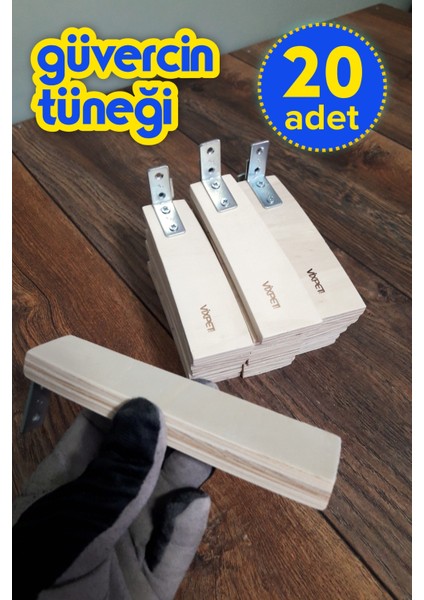 Wings Ahşap Güvercin Tüneği 14 cm | 20 Adet | Bekar Güvercin Tüneği | Ahşap Tünek | Kuş Tüneği | Dinlenme Tüneği