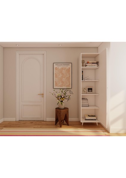 Harput Beyaz Çok Amaçlı Tek Kapaklı Dolap modelleri