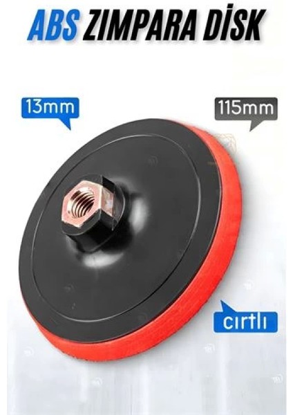 115 mm Cırtlı Zımpara Disk Pasta Cila Sünger Tabanı fiyatları