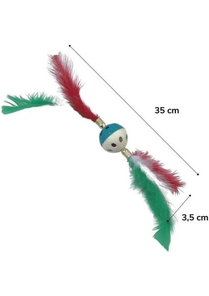 Tüylü Püsküllükedi Oyuncağıdikkat Çekici Renkli Sevimli Evcil Hayvan Oyuncağı modelleri