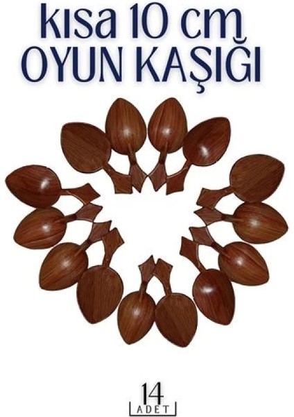 Kısa Oyun Kaşığı 14 Adet fiyatları