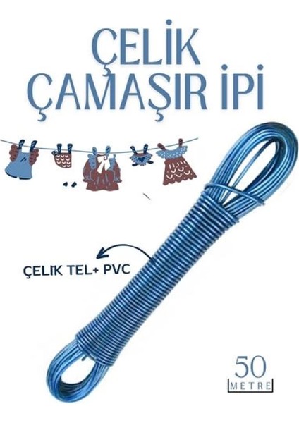 50 mt Çelik Çamaşır Ipi fiyatları