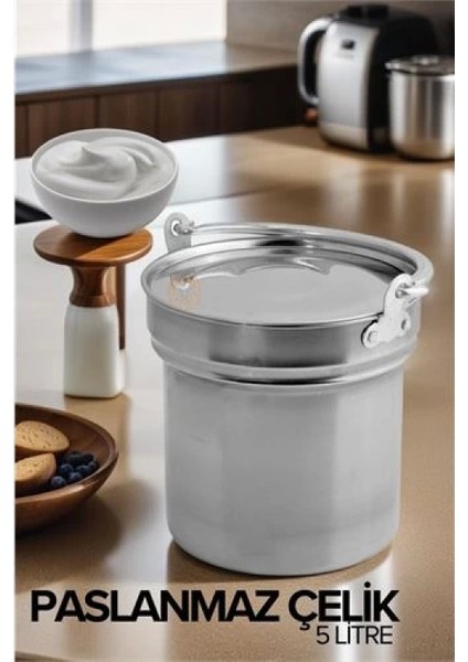 Yoğurt Bakracı 5 Lt Paslanmaz Çelik fiyatları