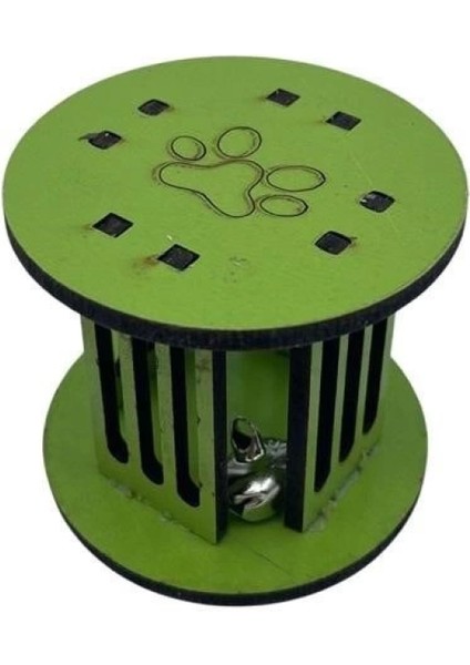 Mini Silindir Eğlenceli Renkli Sağlam Küçük Pati Izi Şekilli Kedi Oyuncağı modelleri