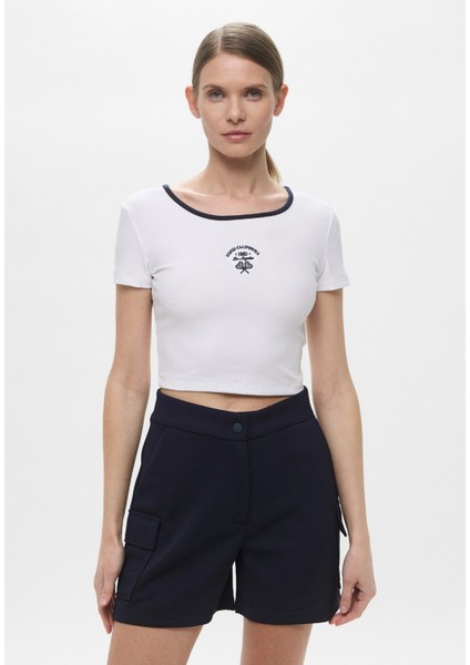 V5GP03KCRN2 Marıgold Rıb Actıve Kadın Bluz modelleri