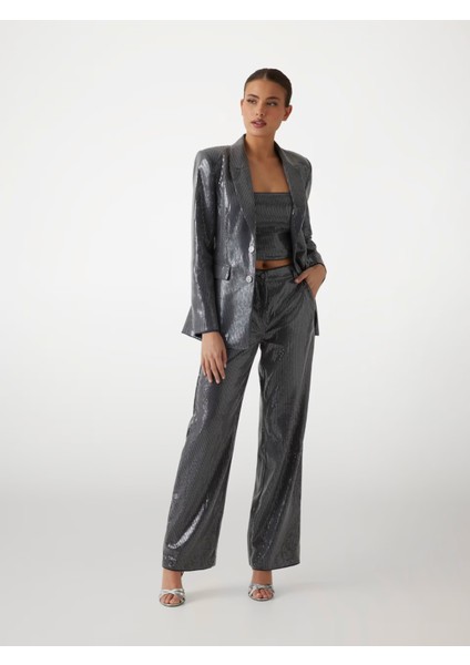 W5RB32WGX40 Cassıa Cargo Sequıns Kadın Pantolon modelleri