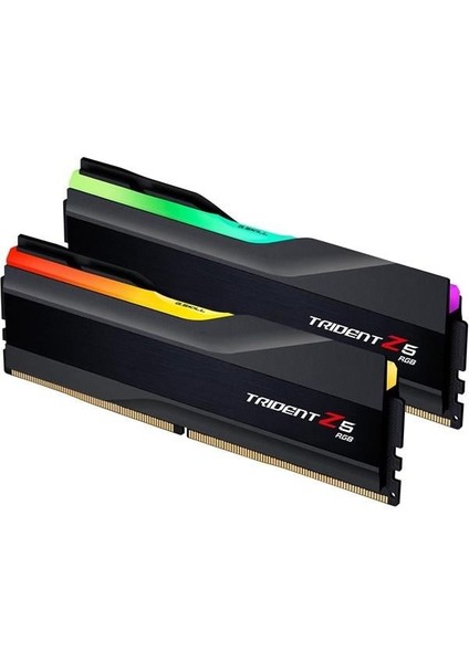 Gskıll 32GB (2x 16GB) Ddr5 6000MHZ CL28 Rgb Dual Kıt Pc Ram Trıdent Z5 F5-6000J2836G16GX2-TZ5RK
