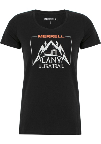 Trail Kadın Siyah Tişört