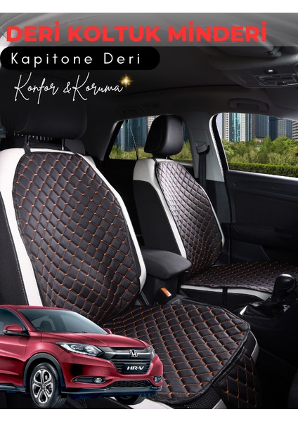 Honda Hr-V Uyumlu 2'li Deri Koltuk Minderi | Terletmez | Kolay Montaj | Oto Aksesuar | A5
