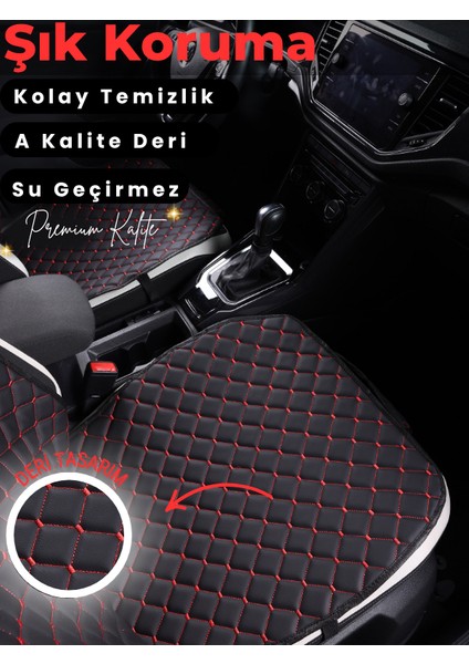 Ssangyong Korando Uyumlu 2'li Deri Koltuk Minderi | Terletmez | Universal | Oto Aksesuar | A1 fiyatları