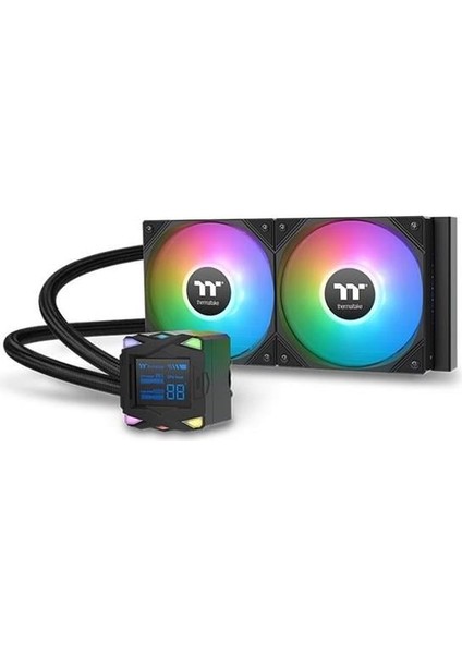 240MM LAS240-S CL-W461-PL12SW-A AM5-1851P Argb LED Göstergeli Sıvı Soğutmalı Işlemci Fanı