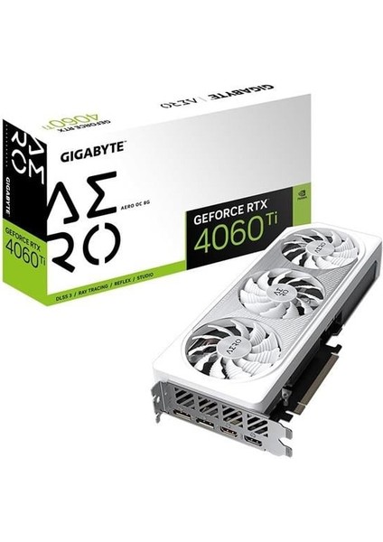 Gıgabyte 8gb RTX4060TI Aero Oc GV-N406TAERO Oc 8gd Gddr6 128BIT Pcıe 4.0
