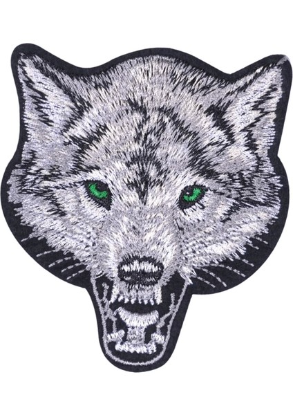 Aplike Ütü Ile Yapışan Kurt Yeşilgöz Arma 7x6 cm
