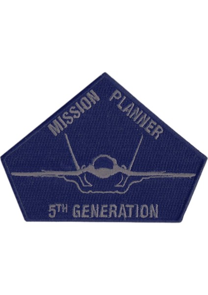 Aplike Ütü Ile Yapışan Mission Planner Lacivert Arma 6 cm