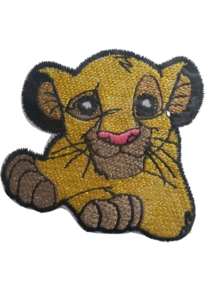 Aplike Ütü Ile Yapışan Küçük Kaplan Arma 3x4 cm
