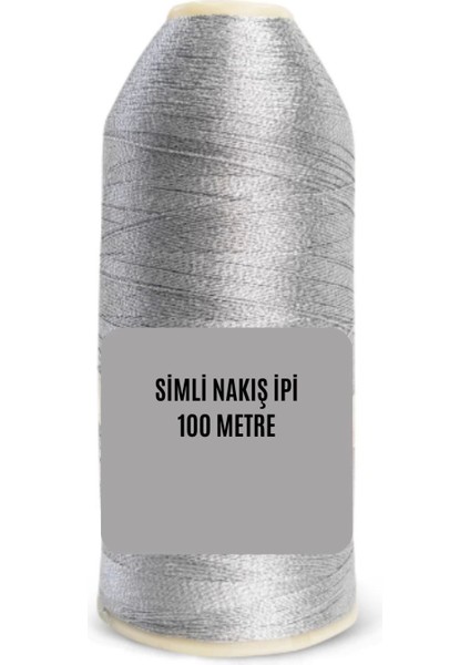 Nakış Simi 100 Metre Gümüş