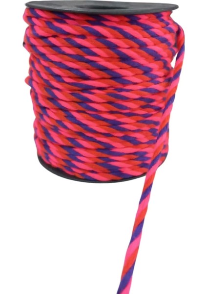 Bileklik Ipi, Hediye Paketleme Ipi, Şans, Bereket, Aşk, Şifa, Güç 5 mm Pamuk 5 Metre Fuşya