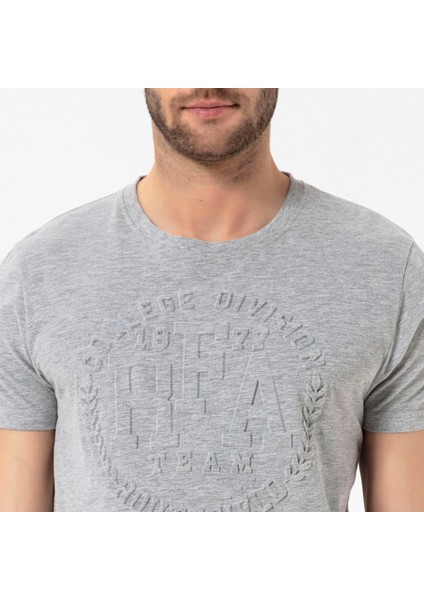 Tully Erkek Gri Tişört