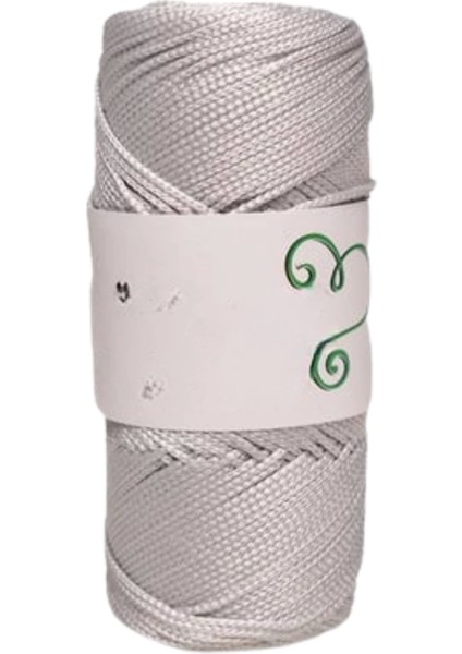 Makrome Ipi 3mm Polyester Gri