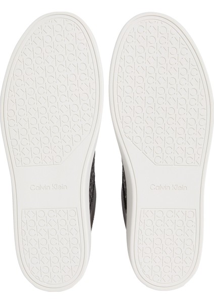 Polyester + Poliüretan Siyah - Beyaz Erkek Günlük Ayakkabı Clean Cup Low Laceup Mono