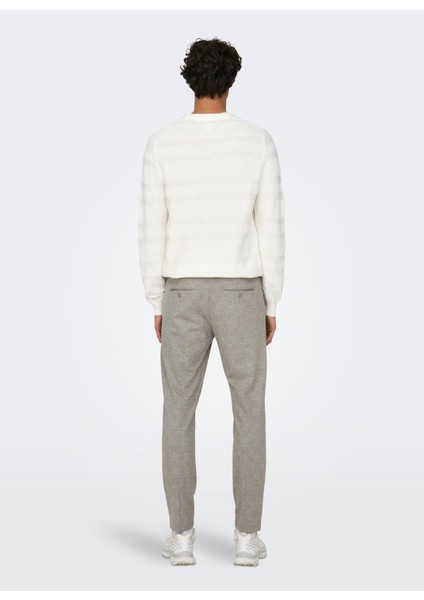 Normal Bel Dar Paça Açık Kahve Erkek Pantolon Onsmark Slım Check 020919 Pant Noos fiyatları