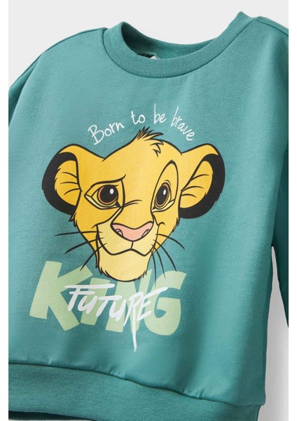 Yılbaşı Erkek Bebek Disney Lion King Bisiklet Yaka Sweatshirt F3299A525AU fiyatları