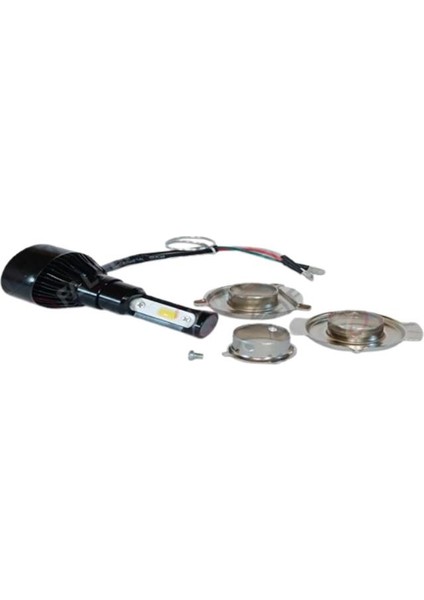 LED Xenon Fanlı H4/bosh Tip/h7 Uyumlu Beyaz 6500LM