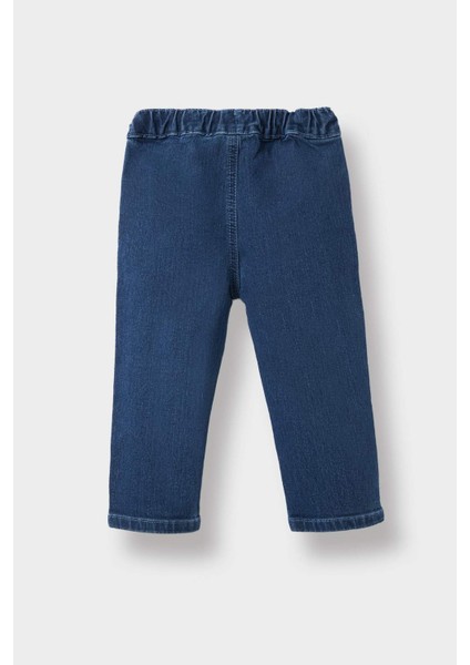 Erkek Bebek Beli Lastikli Okul Jean Pantolon D2520A525AU modelleri