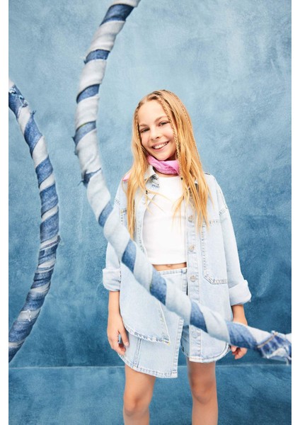 Kız Çocuk Denim Ceket E9205A825AU modelleri