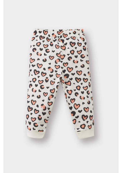 Kız Bebek Pijama Takımı Desenli Uzun Kollu Penye Üst Uzun Alt E9478A525AU fiyatları