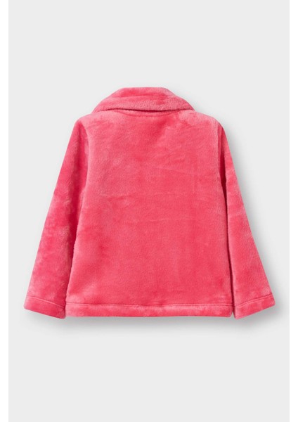 Kız Bebek Bebe Yaka Düğmeli Pelüş Hırka E8772A525AU modelleri