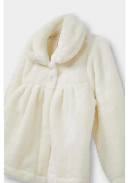 Kız Bebek Bebe Yaka Düğmeli Pelüş Hırka E8772A525AU fiyatları