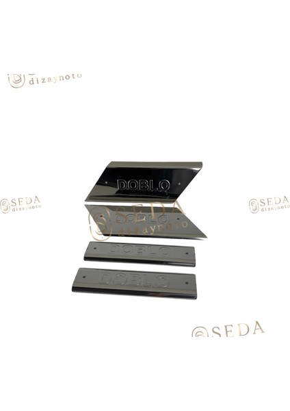 Fiat Doblo 1 Panel Van/lav 2000 > 2010 Iç Kapı Eşiği 4 Prç. P. Çelik modelleri