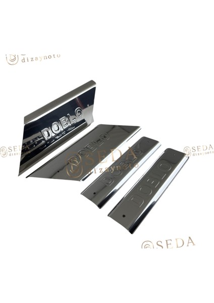 Fiat Doblo 1 Panel Van/lav 2000 > 2010 Iç Kapı Eşiği 4 Prç. P. Çelik indirimleri