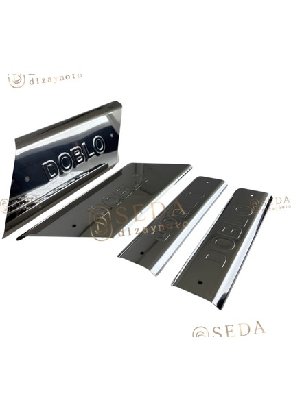 Fiat Doblo 1 Panel Van/lav 2000 > 2010 Iç Kapı Eşiği 4 Prç. P. Çelik