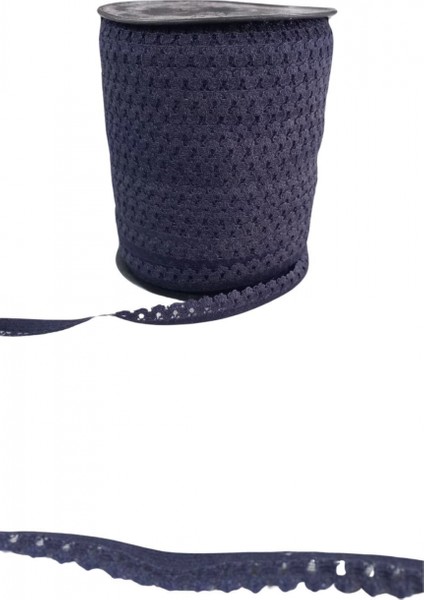 Çamaşır Askısı Şerit En 1 cm Lacivert 1 Metre