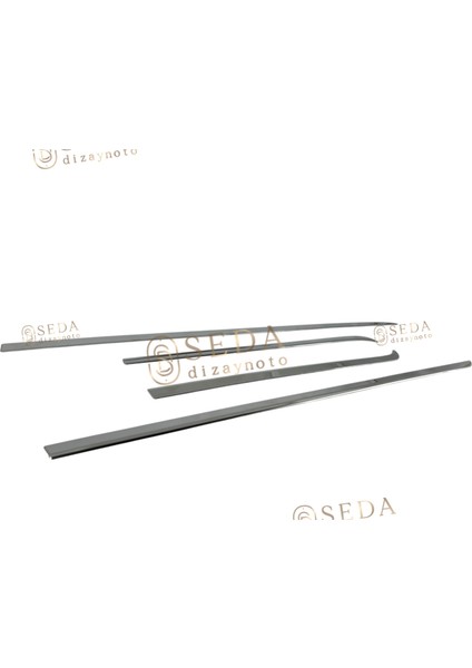 Renault Megane 4 Hb 2016 > Yan Kapı Çıtası 4 Prç. P. Çelik