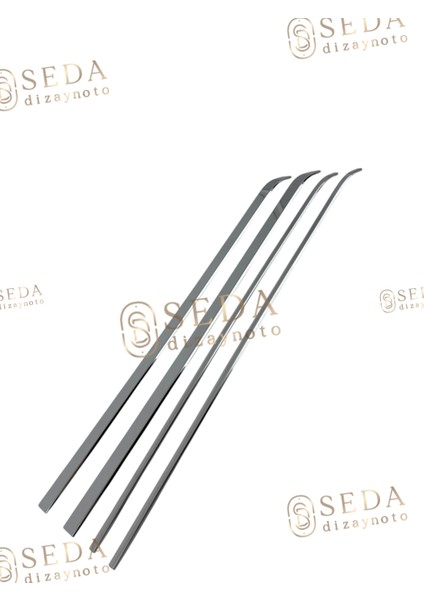 Peugeot Tepee Mini Van 2008 > 2018 Sürgülü Kapı Çıtası 4 Prç. P. Çelik