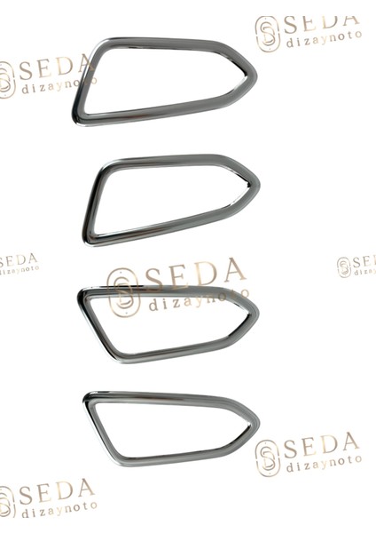 Renault Clio 5 Hb 2019 > Iç Kapı Kolu Çerçevesi 4 Prç. P. Çelik modelleri