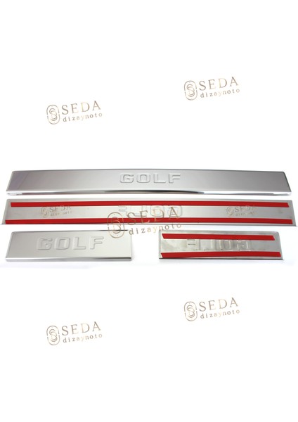 Vw Golf 7 Hb 2013 > Kapı Eşiği 4 Prç. P. Çelik modelleri