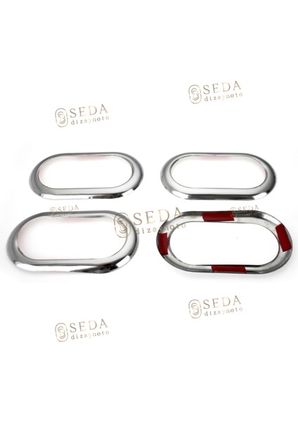 Dacia Duster Suv 2010 > Iç Kapı Kolu Çerçeve. 4 Prç. P. Çelik fırsatları