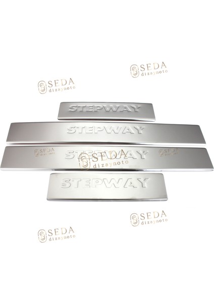 Dacia Sandero 2 Hb 2012 > Kapı Eşiği 4 Prç. P. Çelik modelleri